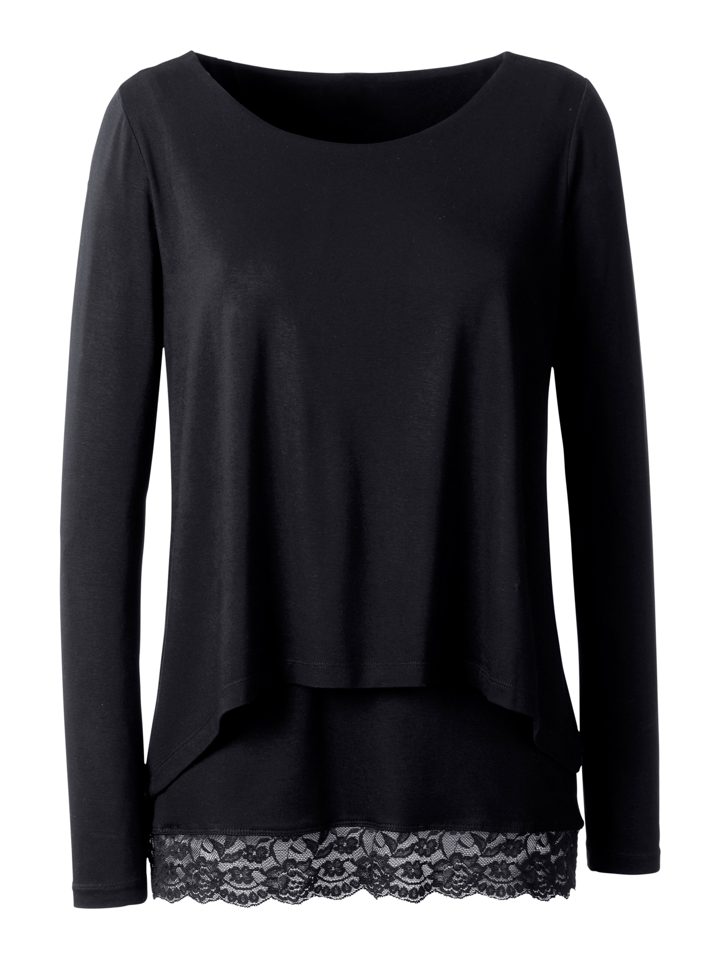 heine Tričko - Čierna: predná strana