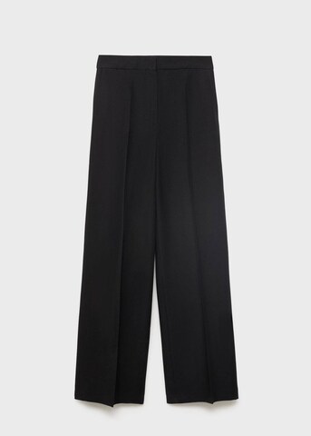MANGO Wide leg Pleated Pants 'Miso' in Black