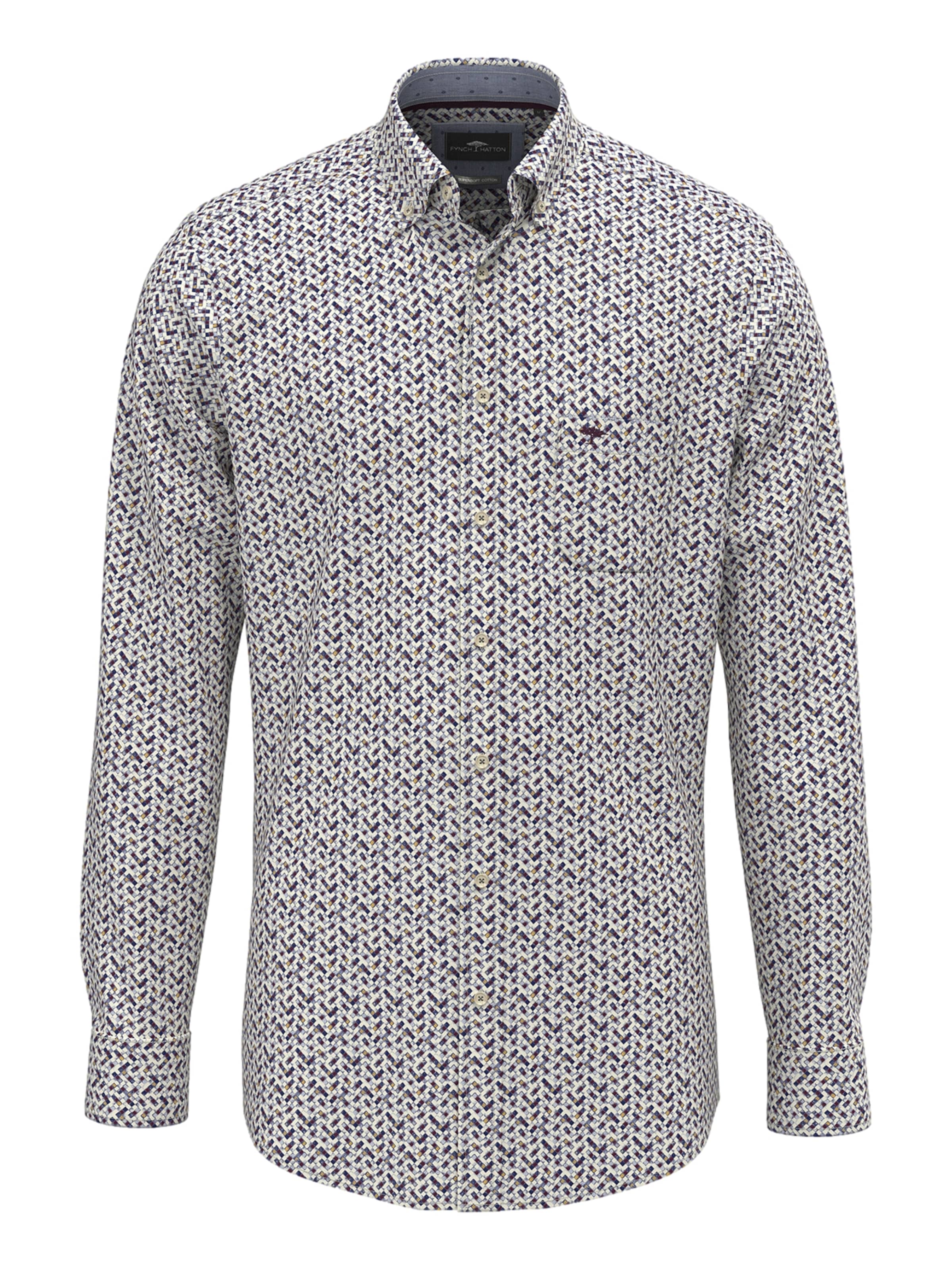 FYNCH-HATTON Chemise en mélange de couleurs, Vue avec produit