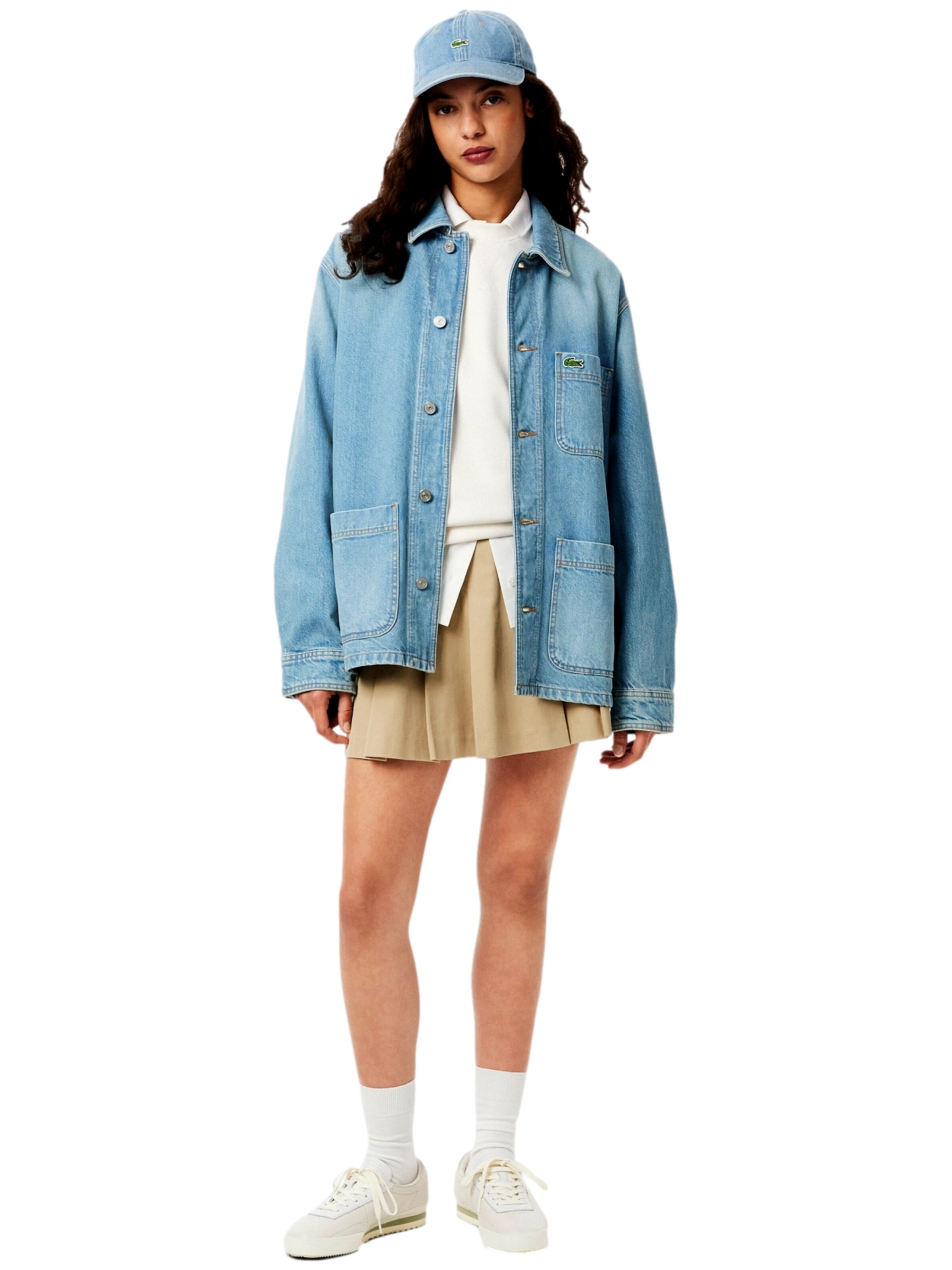 LACOSTE Sweatshirt in Wit