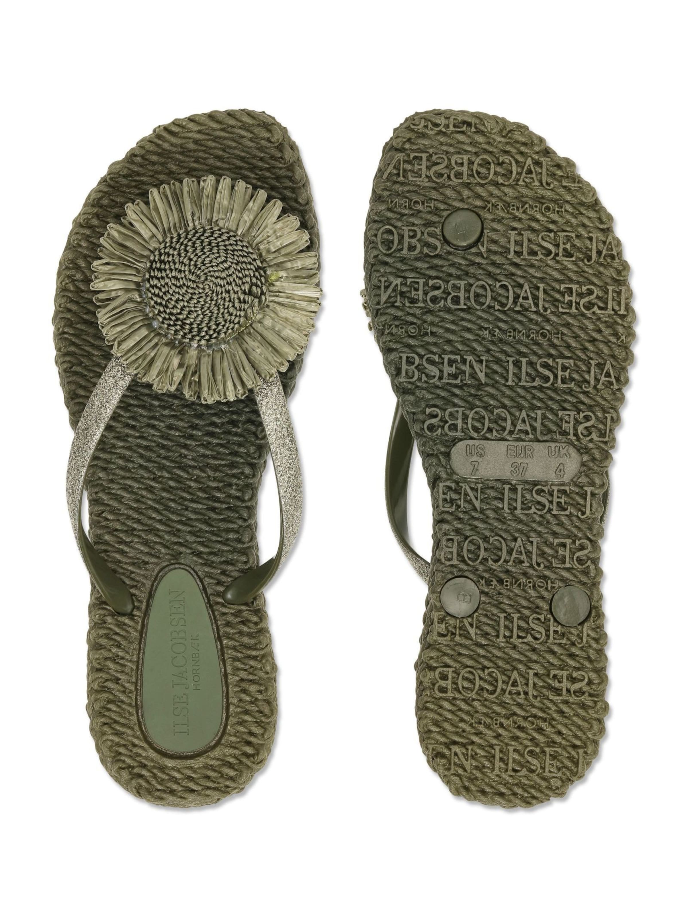 ILSE JACOBSEN T-bar sandals 'CHEERFUL16F' in Green