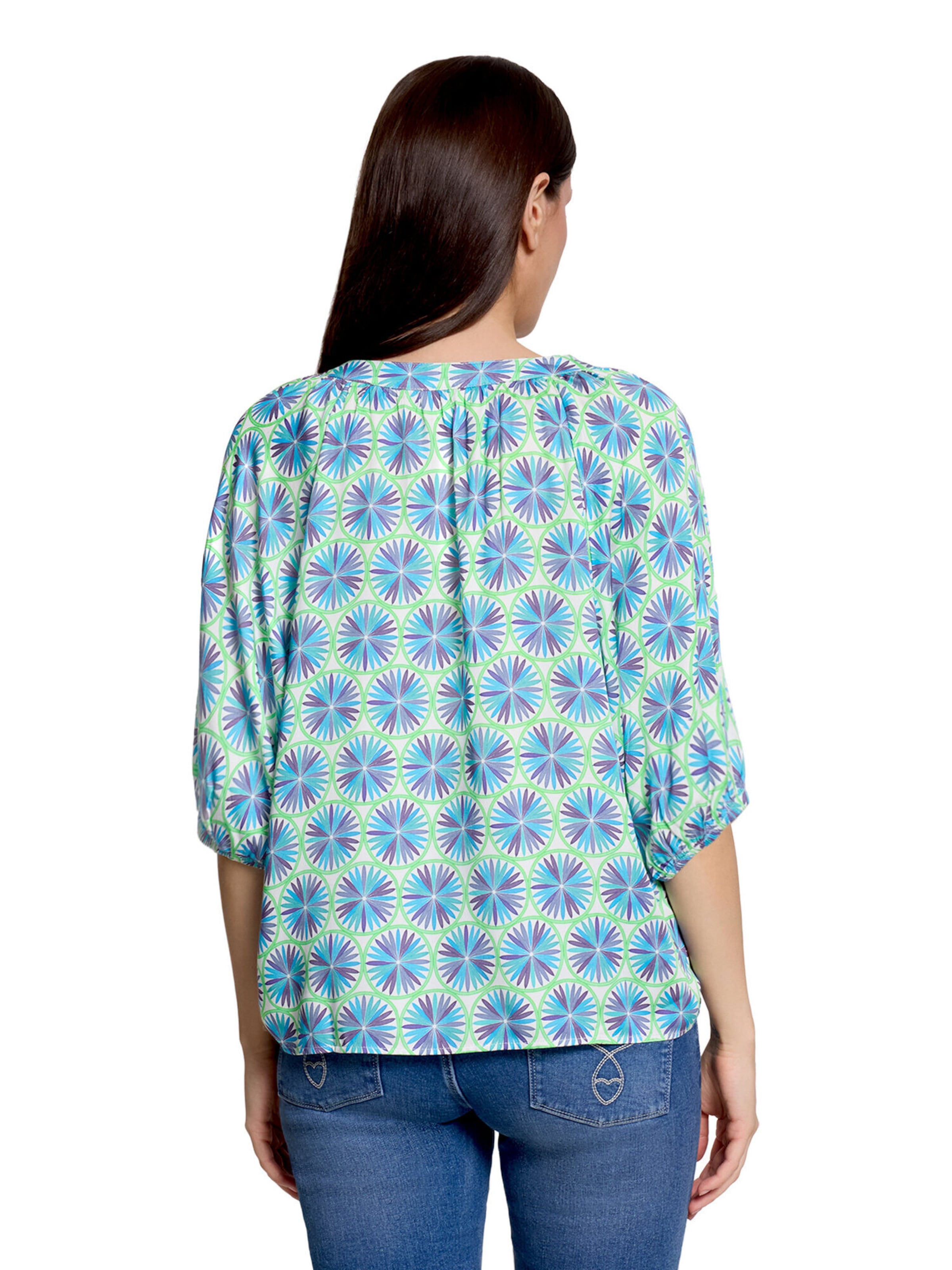 Cartoon Blouse in Groen