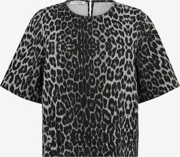 co'couture T-Shirt 'Leo' in Grau: Vorderseite