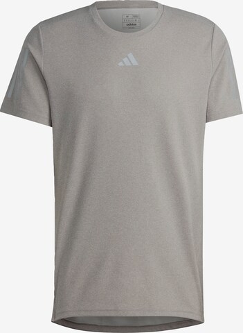 ADIDAS PERFORMANCE Performance Shirt 'Own The Run Heather' in Grey