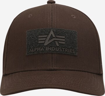 Cappello da baseball di ALPHA INDUSTRIES in marrone