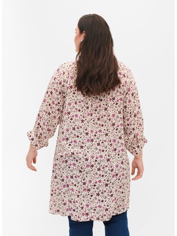 Zizzi Tunic 'Rose' in White