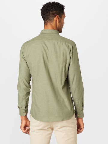 !Solid Regular fit Button Up Shirt 'Pete' in Green