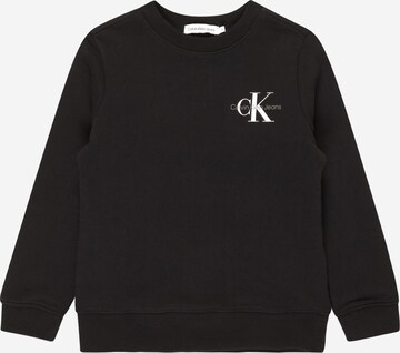 Sweat Calvin Klein Jeans en noir : devant