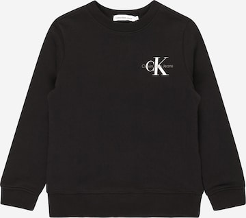 Calvin Klein Jeans Bluza w kolorze czarny: przód