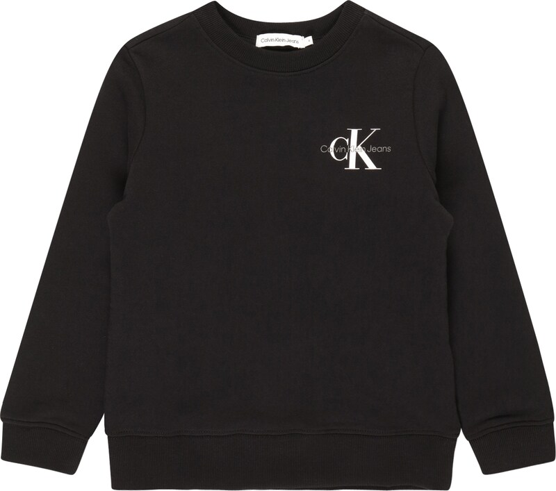 Calvin Klein Jeans Sweatshirt in Schwarz Calvin Klein Jeans Sweatshirt in Schwarz