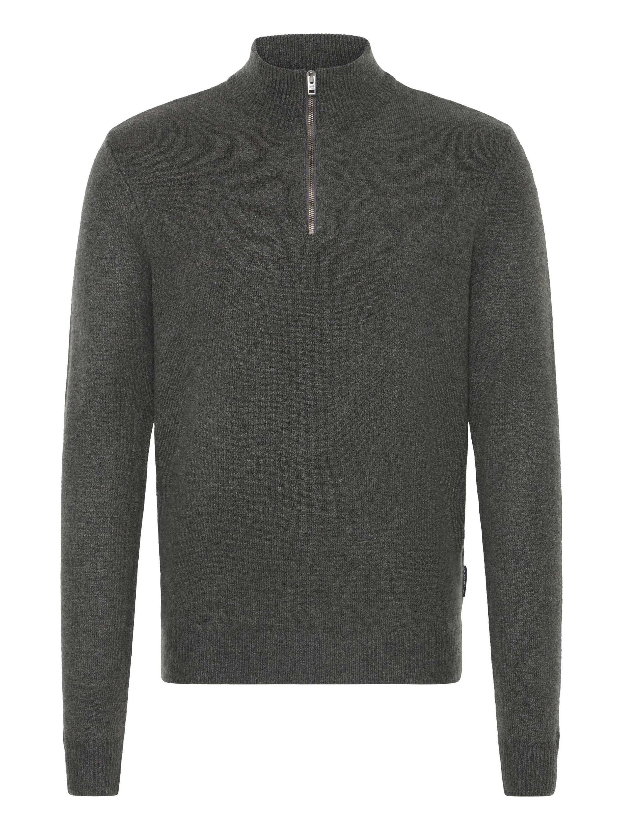 Pull-over 'CFHeine' Casual Friday en gris : devant