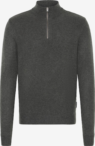 Casual Friday Neulepaita 'CFHeine' värissä harmaa: etupuoli