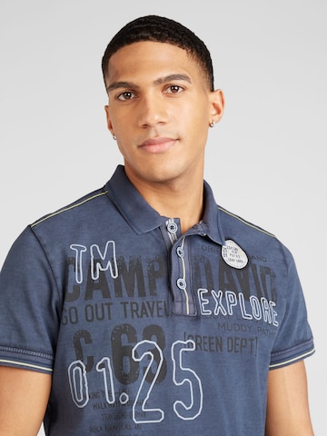 T-Shirt 'North Sea Trail' CAMP DAVID en bleu