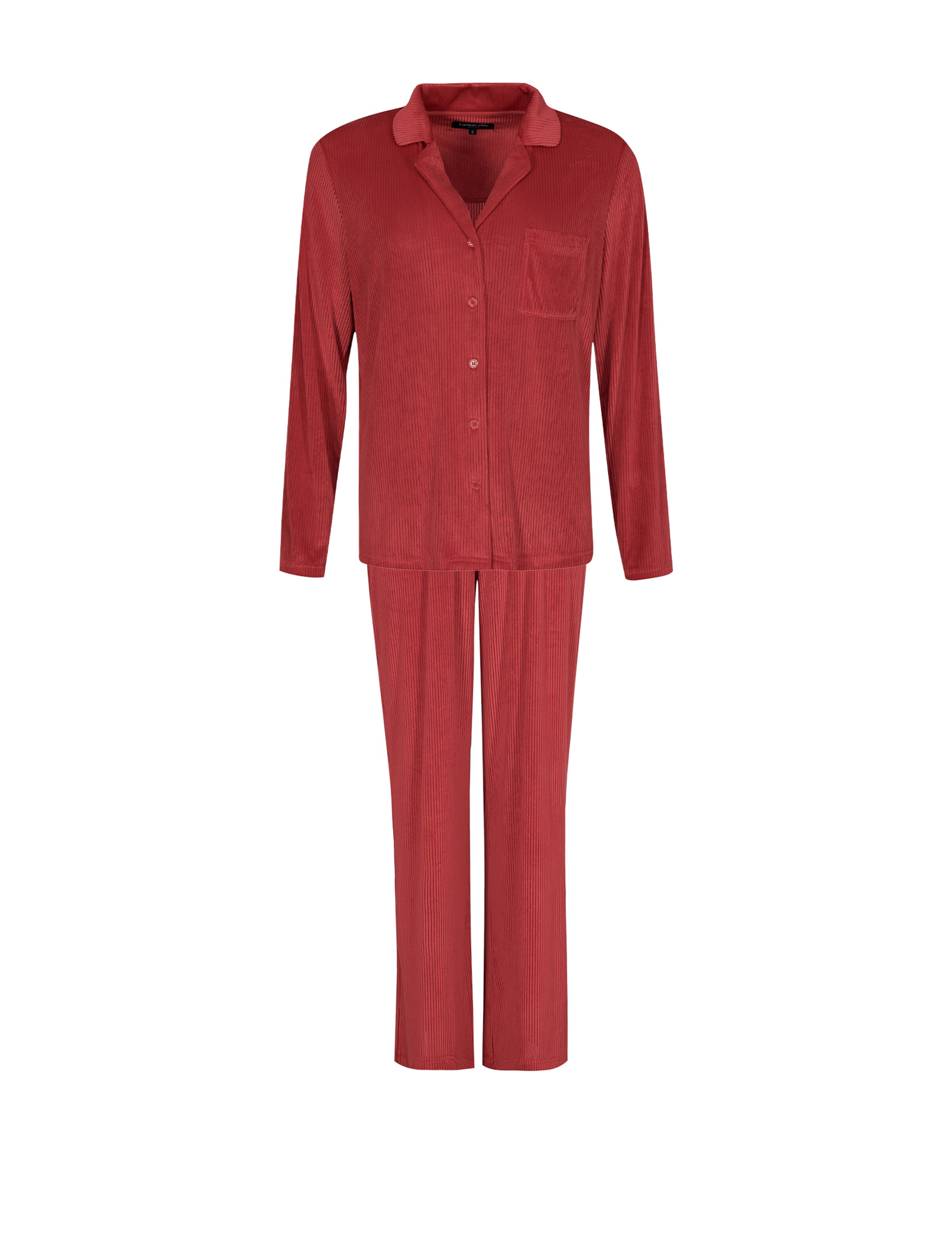 Loungeable Pyjama in Rot: Vorderseite
