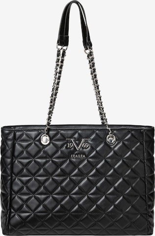 Cabas 'Silvia Silver' 19V69 ITALIA en noir : devant