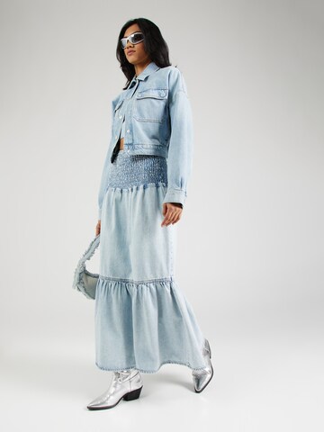 Gina Tricot Rok in Blauw