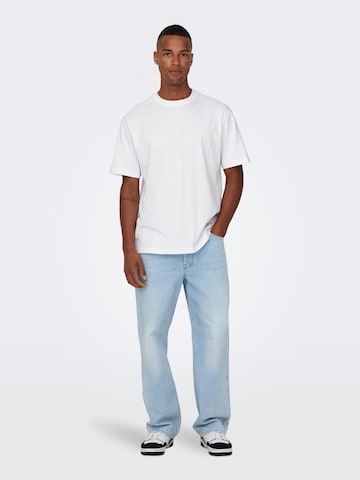 Only & Sons Loose fit Jeans 'Fade' in Blue