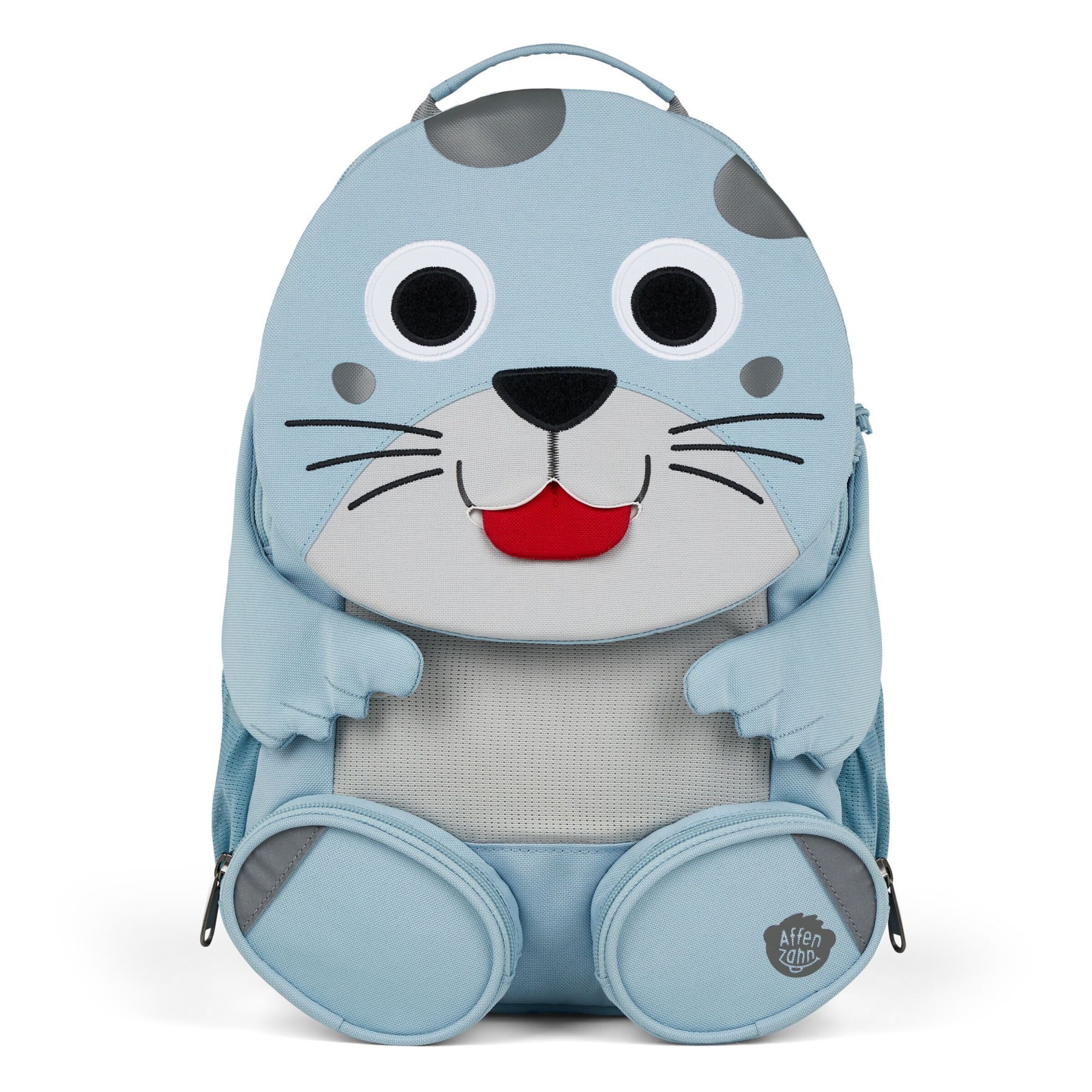 Affenzahn Backpack 'Großer Freund' in Blue: front