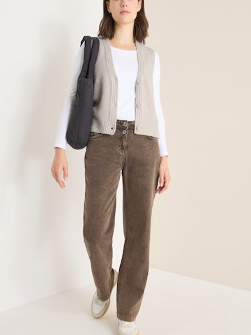 CECIL Плетен елек в бежово