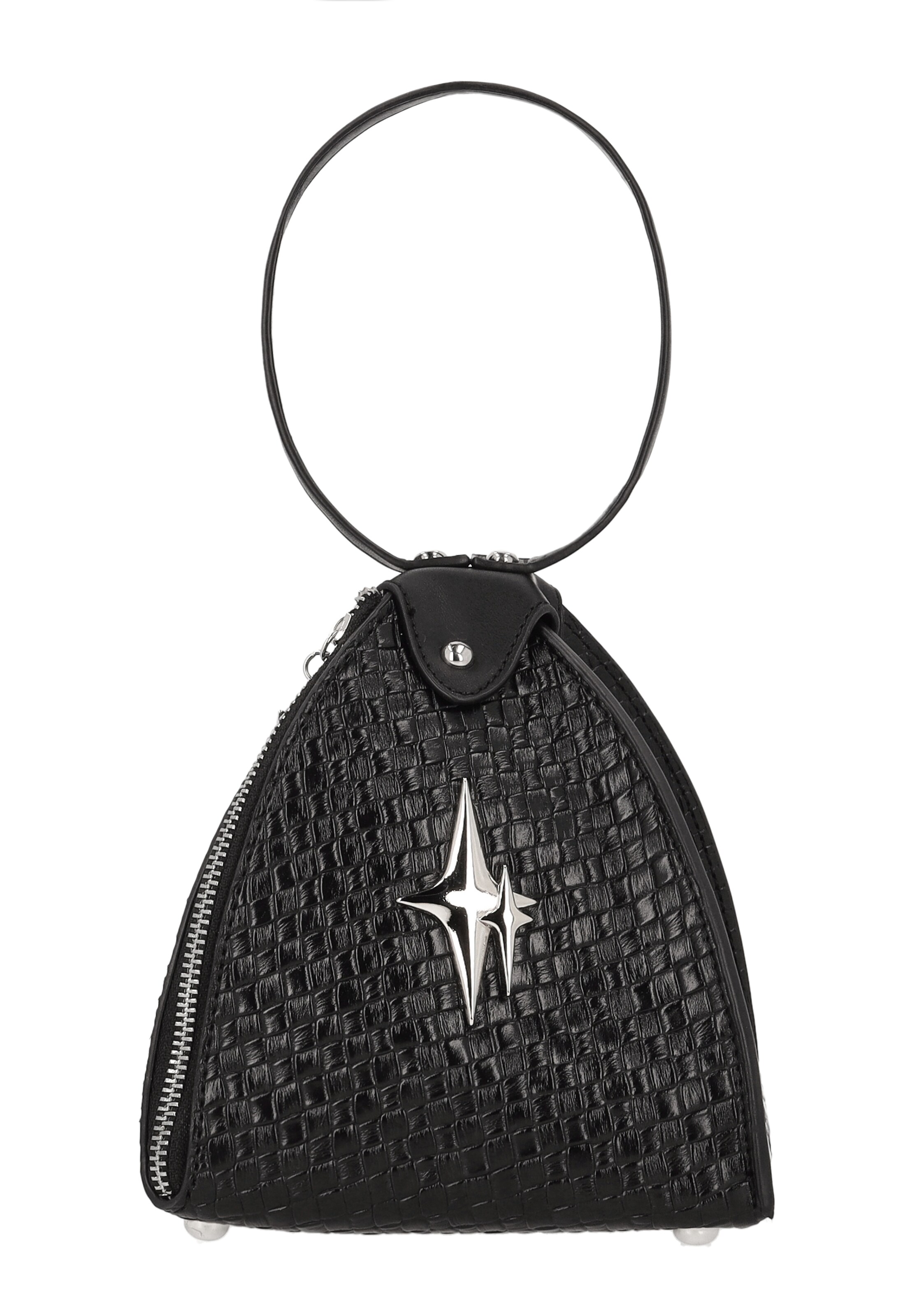 myMo ROCKS Handbag in Black: front