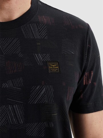 T-Shirt 'T-shirt with allover print and slub effect' PME Legend en bleu