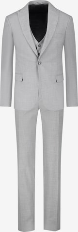 Prestije Slim fit Suit in Grey: front