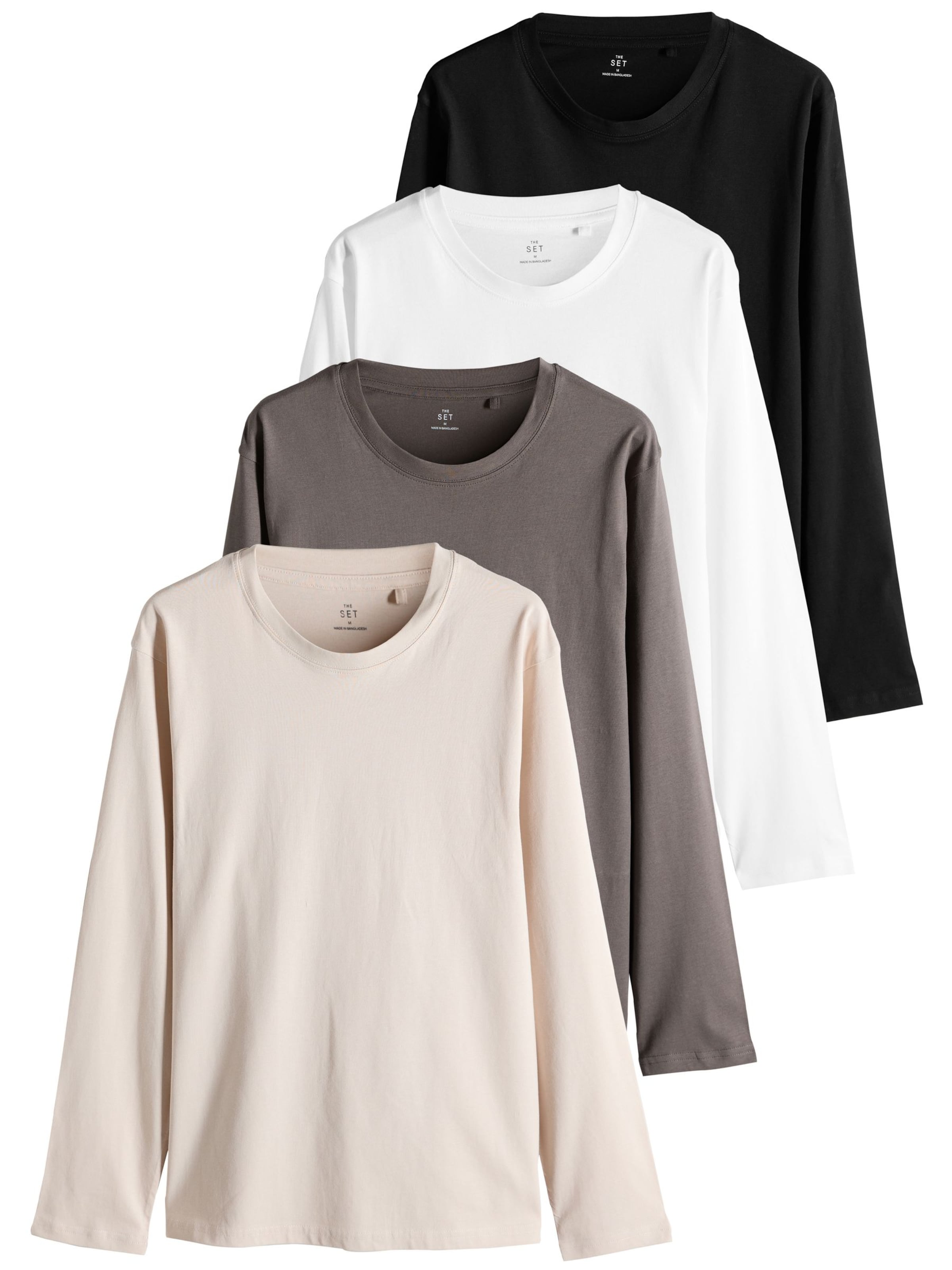 The Set Shirt in Beige: front