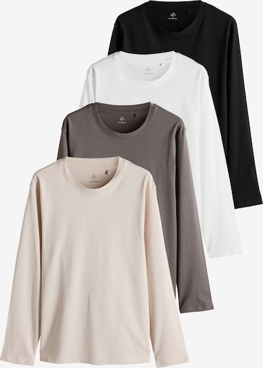 The Set Majica u bež / moka smeđa / crna / bijela, Pregled proizvoda