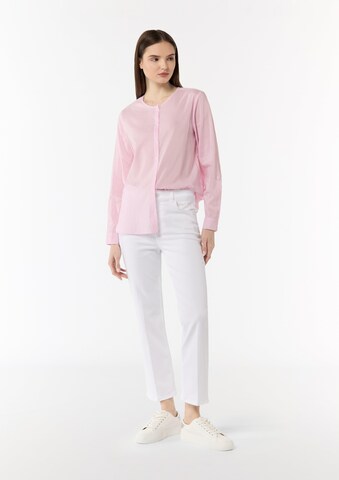 comma casual identity Sweatjacke in Pink: Vorderseite