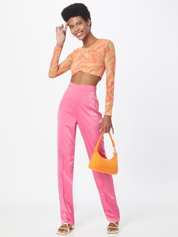 Misspap Regular Trousers in Pink