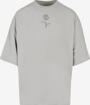 Merchcode T-Shirt 'Spring - Rose' in Grau: predná strana