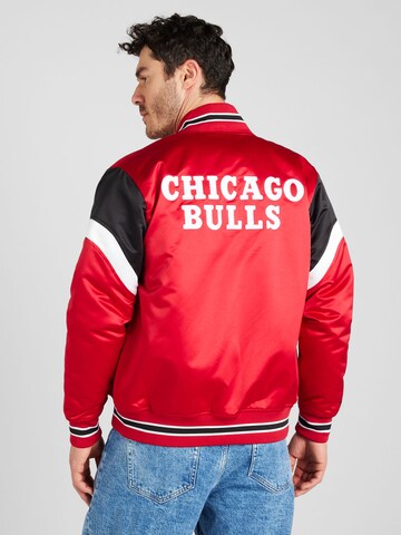 Veste mi-saison 'NBA' Mitchell & Ness en rouge