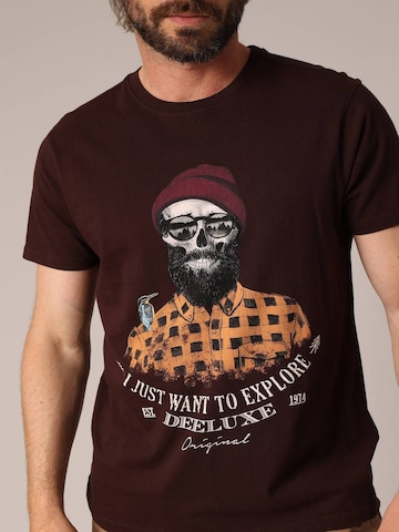 T-Shirt 'Tellson' Deeluxe en marron