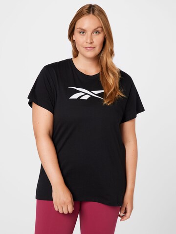 Reebok Functioneel shirt in Zwart: voorkant