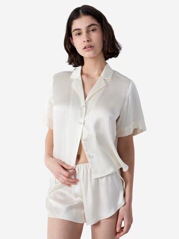 ETAM Schlafshirt in Weiß