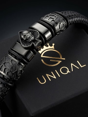 Bracelet 'ACE OF SPADE' UNIQAL en noir