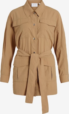 VILA Jacke 'POCKY' in Beige: predná strana