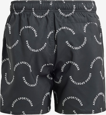 ADIDAS SPORTSWEAR Swim Trunks in Black: front