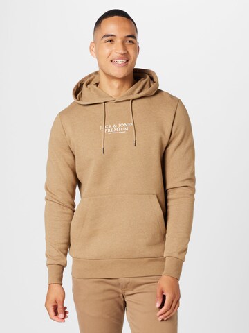 JACK & JONES Sweatshirt 'ARCHIE' in Beige: Vorderseite