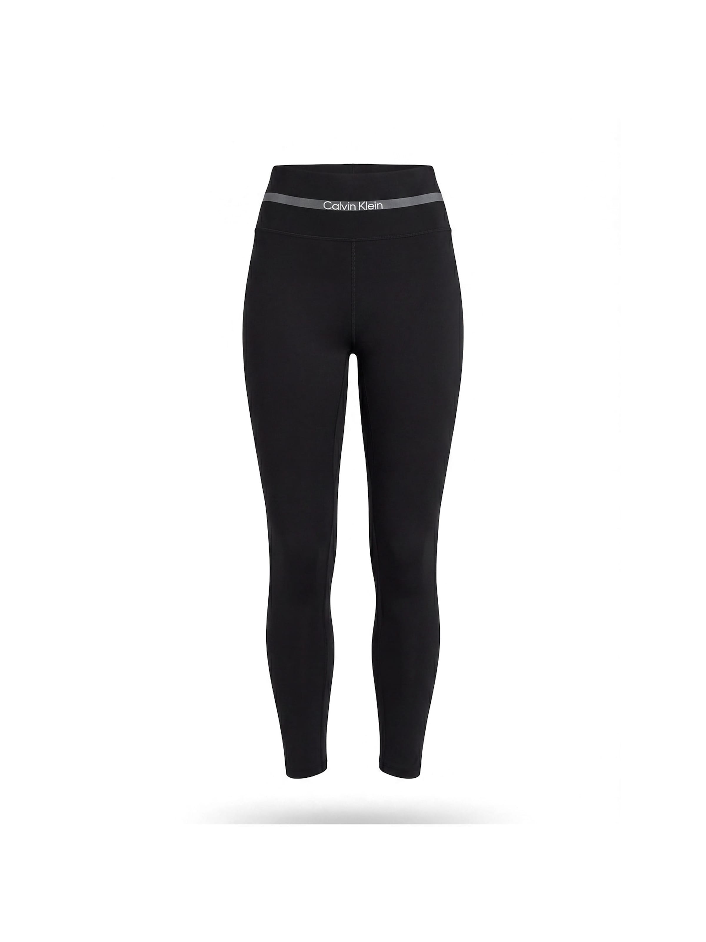 Calvin Klein Sport Slim fit Leggings in Black: front
