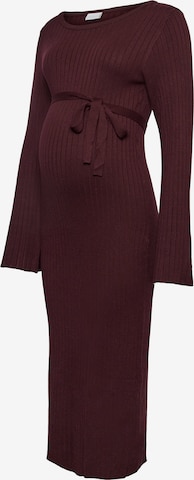 sarkans MAMALICIOUS Adīta kleita: no priekšpuses