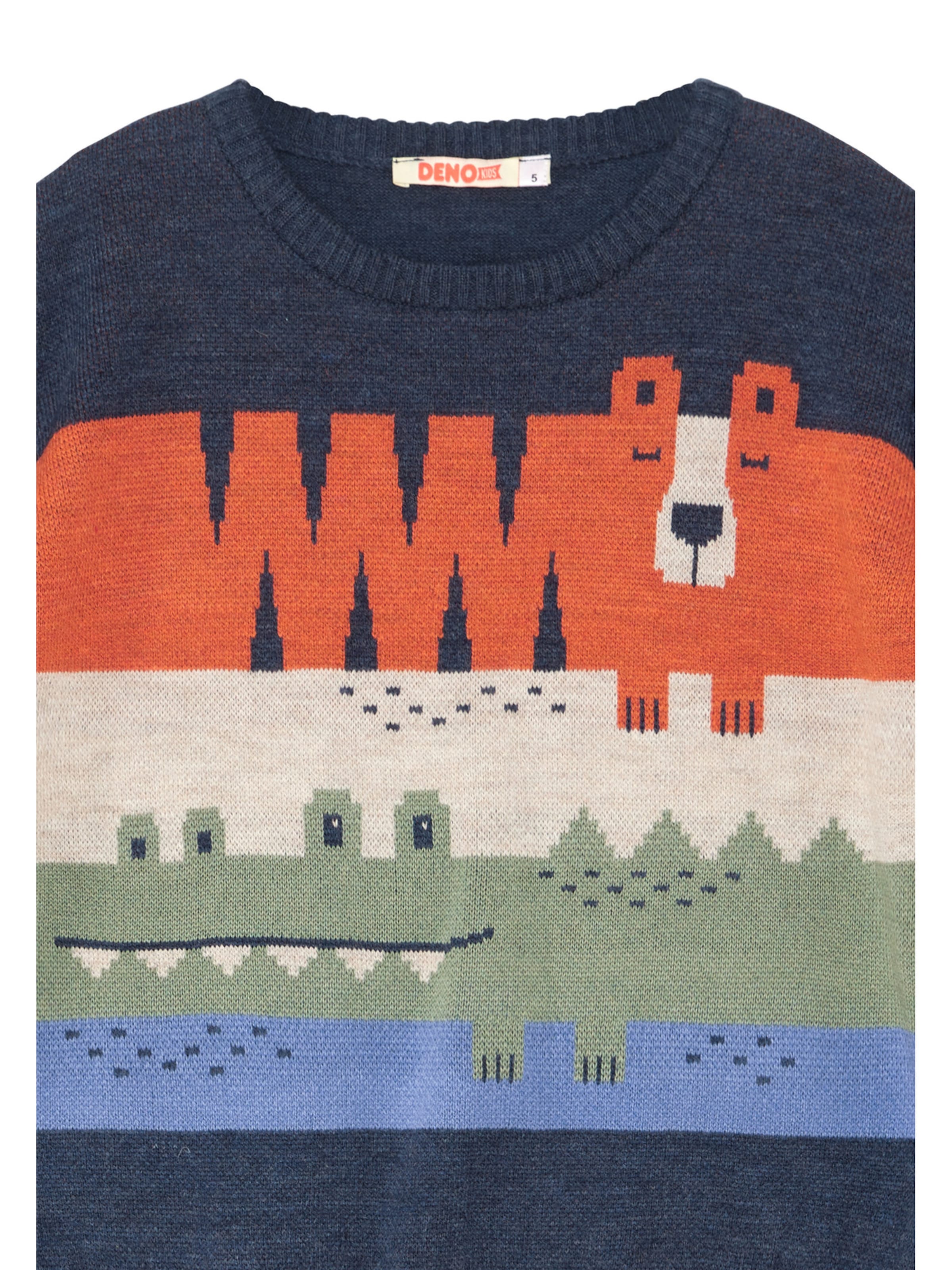 Denokids Pullover 'CFF-24S1-063' in Mischfarben