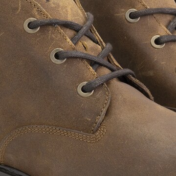 Travelin Lace-Up Boots 'Thorning ' in Beige