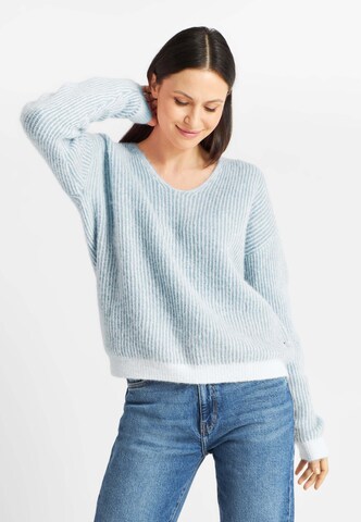 Frieda & Freddies NY Pullover in Blau: Vorderseite