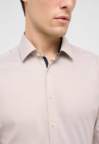 ETERNA Slim Fit Hemd in Beige