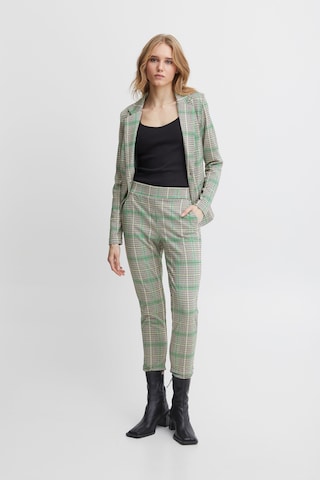 ICHI Slim fit Trousers 'Ihkate Check' in Mixed colours