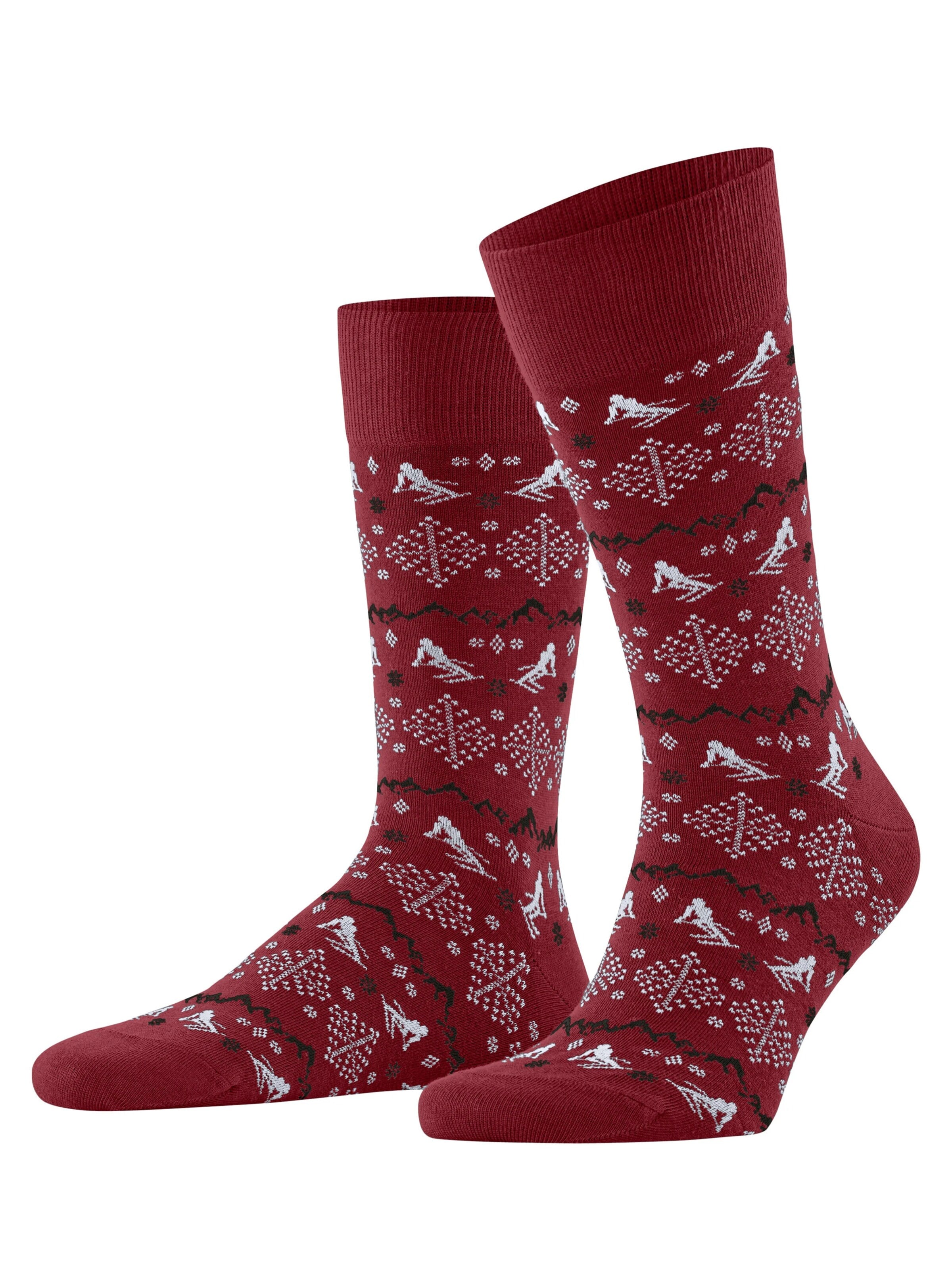 FALKE Socken 'Ski Slope SO'‌‌‌‌‌‌‌ in Rot: Vorderseite