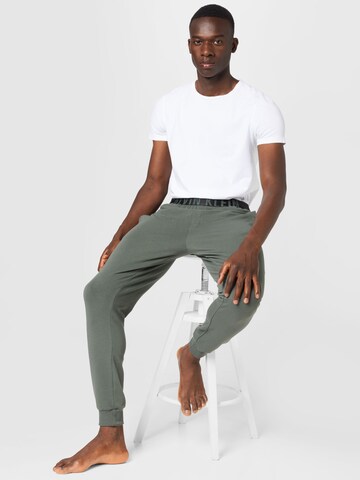 Effilé Pantalon de pyjama Calvin Klein Underwear en vert