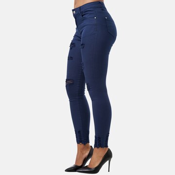 Coupe slim Jean Elara en bleu
