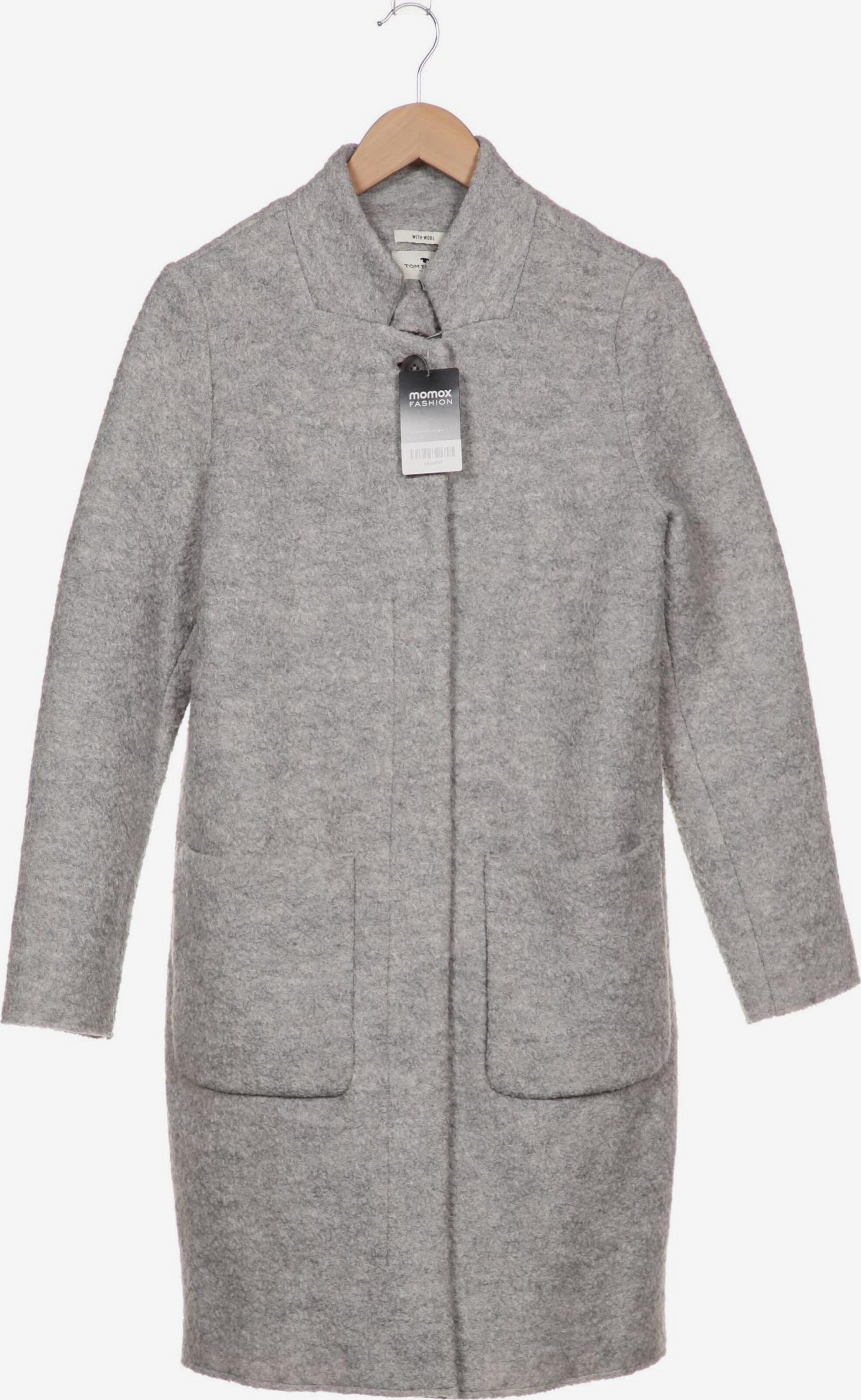 TOM TAILOR Mantel M in Grau | ABOUT YOU